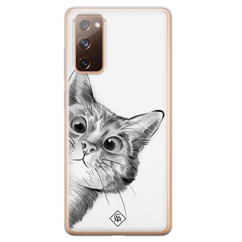 Samsung Galaxy S20 FE siliconen hoesje - Peekaboo