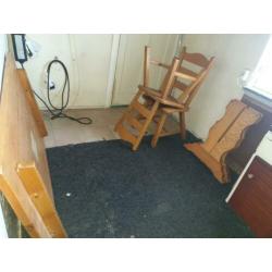 Eettafel set + 4 stoelen