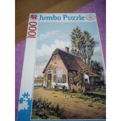Legpuzzel "Het boerenhuisje"van Jumbo als Nieuw.