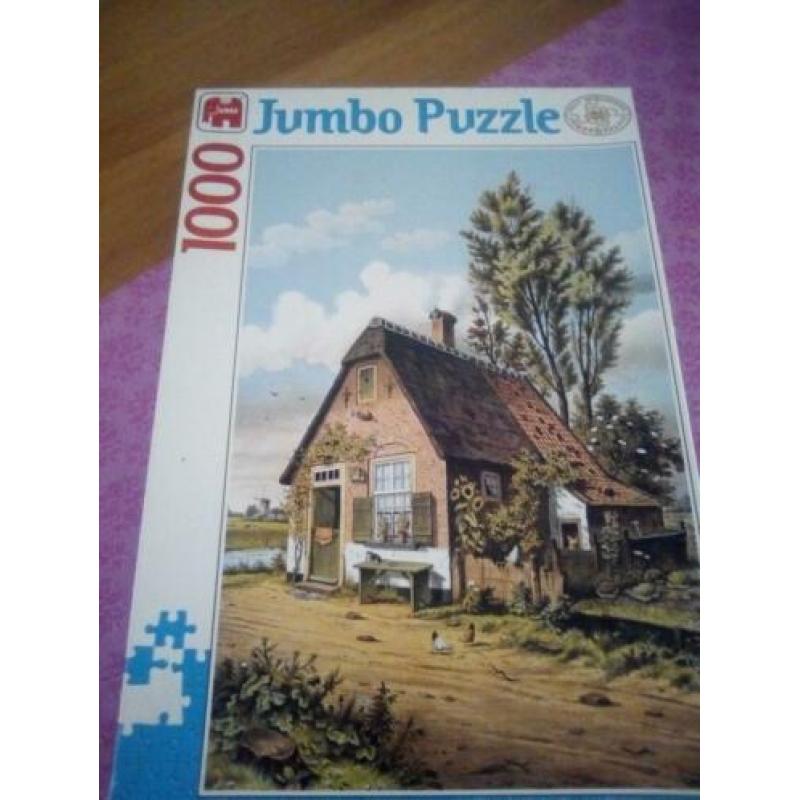 Legpuzzel "Het boerenhuisje"van Jumbo als Nieuw.