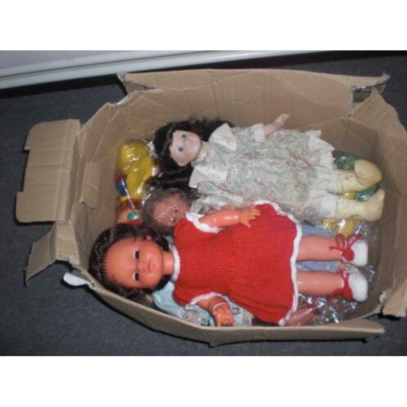 volle doos poppen voor €10