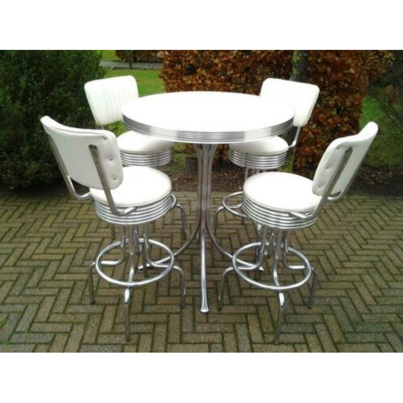 Bel Air barkrukken bar tafel diner stoelen sixties fifties