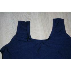 Nieuw Instep balletpakje maat 4 (=164-168) donkerblauw rond