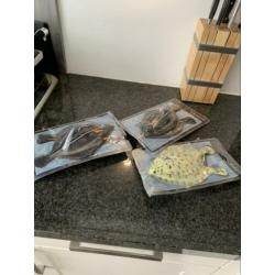 3 x westin flat matt 245mm en 400gr , heilbot !