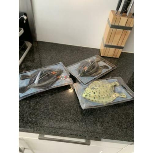 3 x westin flat matt 245mm en 400gr , heilbot !