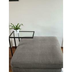 Poef taupe bruin grijs - 0 euro