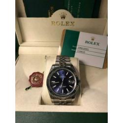 Rolex Datehust blue plate