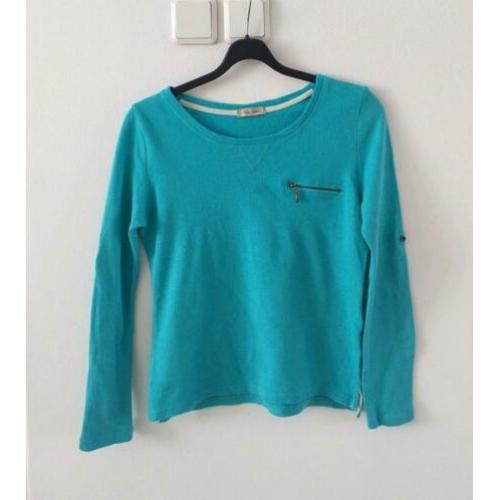 Leuke t'shirt mintgroen mt lange mouwen mt 36/38
