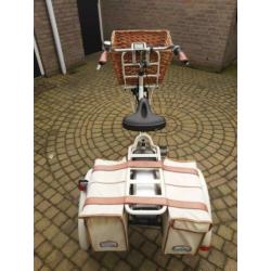 Huka country driewieler met elektrische trapondersteuning
