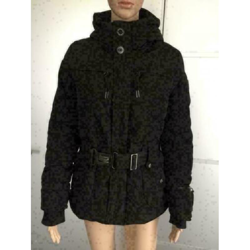 C762 AIRFORCE: maat XS=34 winterjas zwart jas parka zwart