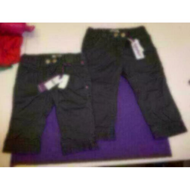 Babyface nieuwe grijs lief broekje roze studs mt 68 nr 21156