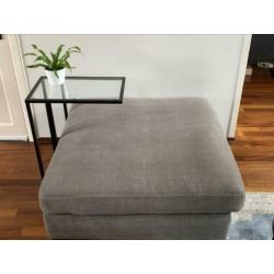Poef taupe bruin grijs - 0 euro