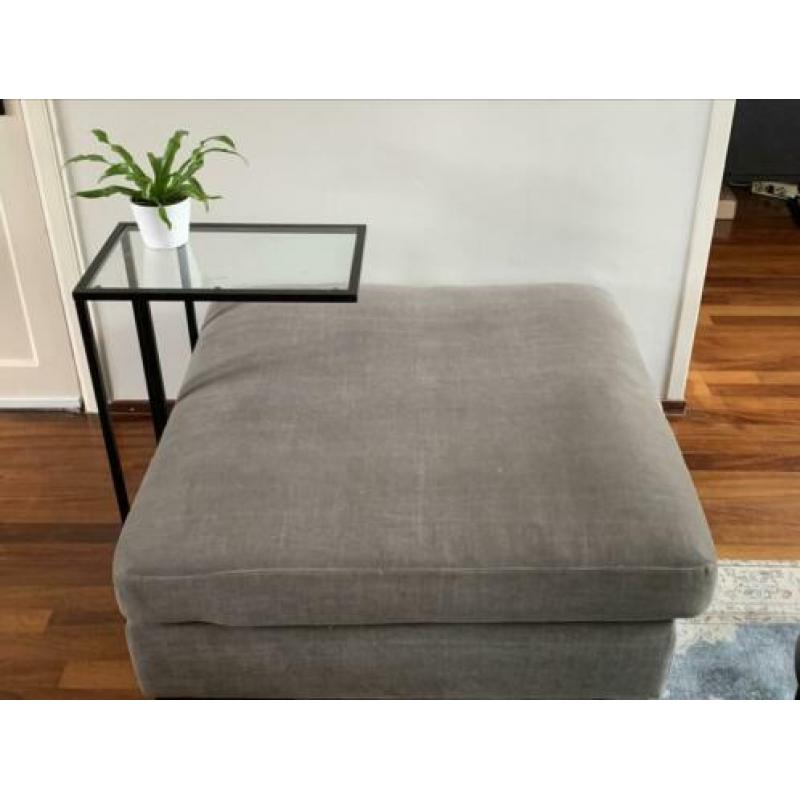 Poef taupe bruin grijs - 0 euro