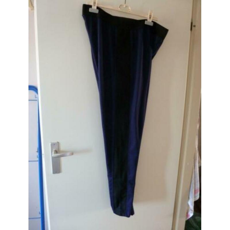 broek BLAUW met zwarte band 44 -gratis verzenD **weg=weg**