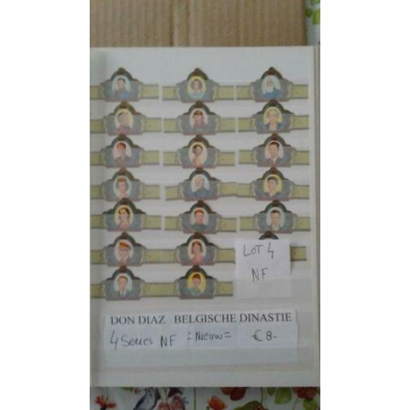 Kavel No.4 4 series Don Diaz Belgische Dinastie NF