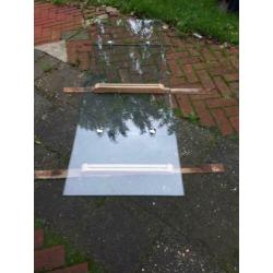 Glazen salontafel