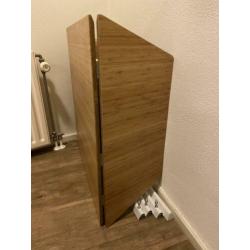 Drop-leaf bamboo table, IKEA PS 2012