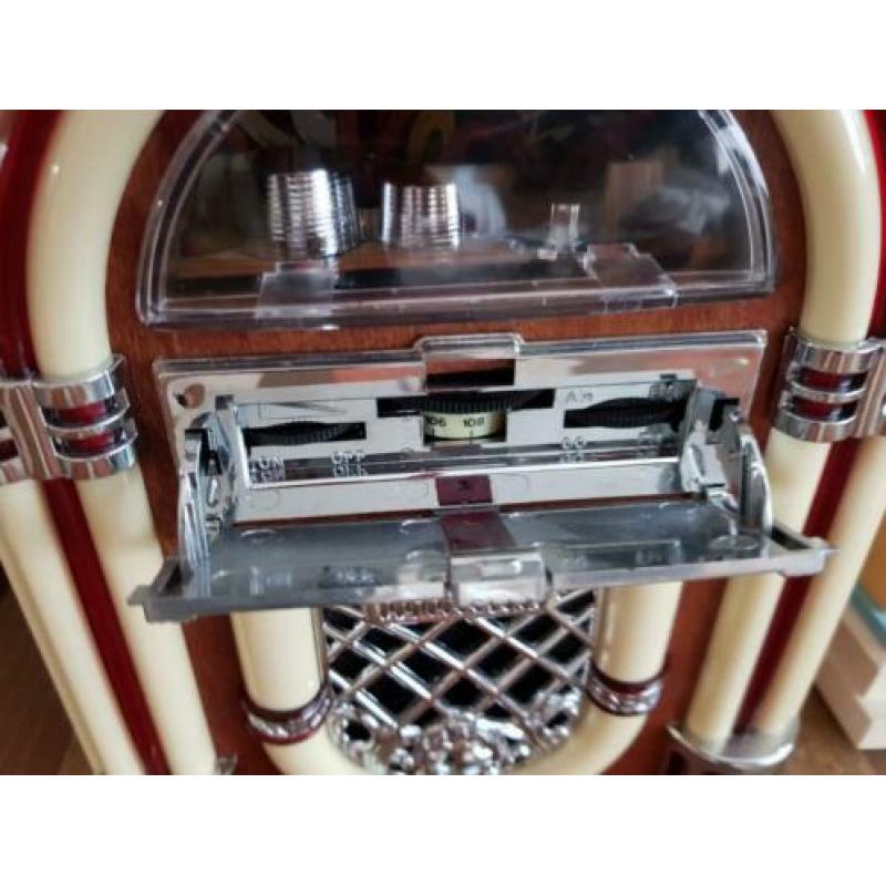 Jukebox radio met licht en geluid