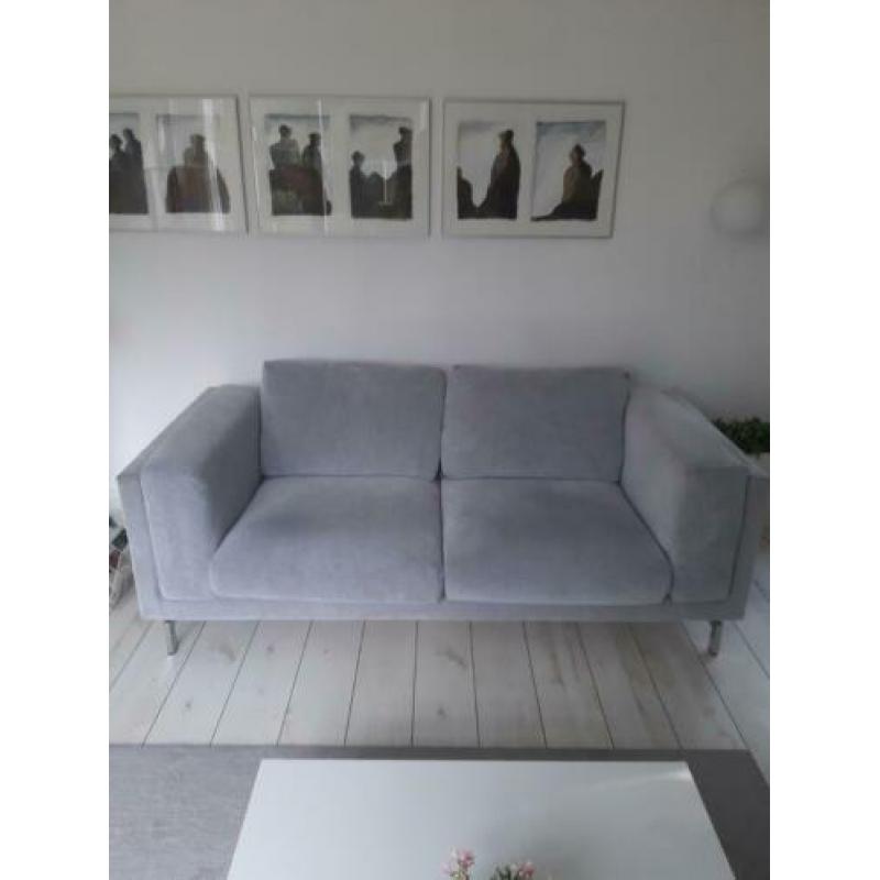 2 stuks ikea Nockeby 2 zits banken tallmyra wit/zwart