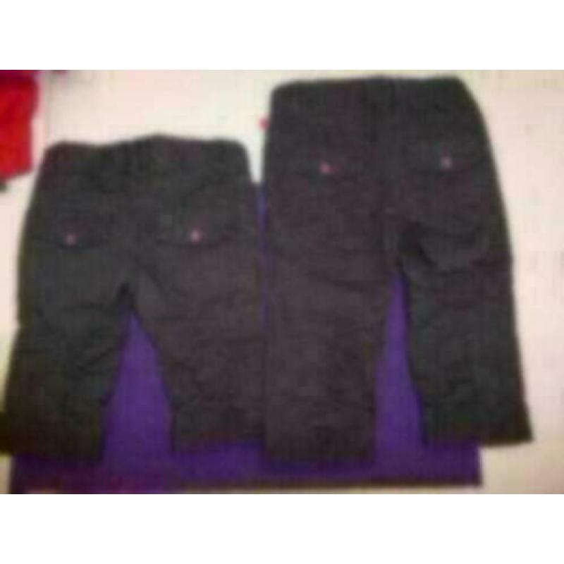 Babyface nieuwe grijs lief broekje roze studs mt 68 nr 21156