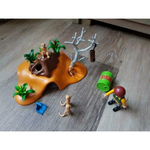 Playmobil 4853 Stokstaartjes nagenoeg compleet