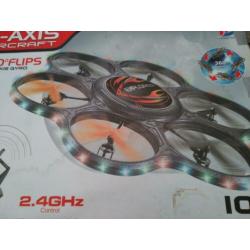 Explorer 6-axis drone met leds