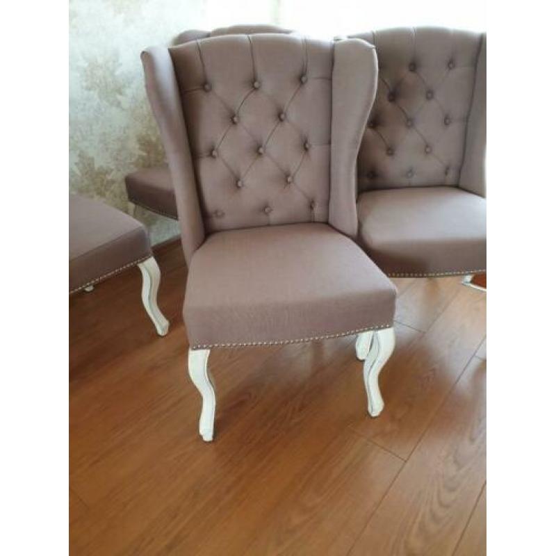 4 Wingchairs Taupe