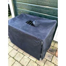 Metalen Bench voor Hond 2 Deurtjes met Hoes 56 x 77 x 50 cm