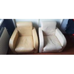 leren stoelen 2 stuks