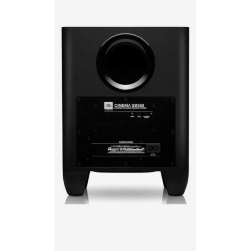 JBL Cinema SB350 soundbar en subwoofer