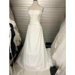 nieuw 38-40 maat chiffon bruidsjurk