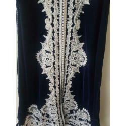 Prachtige Kaftan van Mobra/Velours stof
