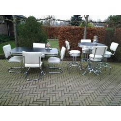 Bel Air barkrukken bar tafel diner stoelen sixties fifties