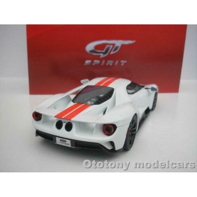 Ford GT 2017 Wit 1/18 GT Spirit