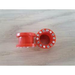 Nieuwe tunnels. Acryl. Steentjes. 3, 4, 5, 6, 8, 10, 12 Mm.