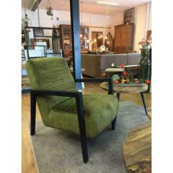 Fauteuil in zachte stof of in Lederlook , variatie in kleur