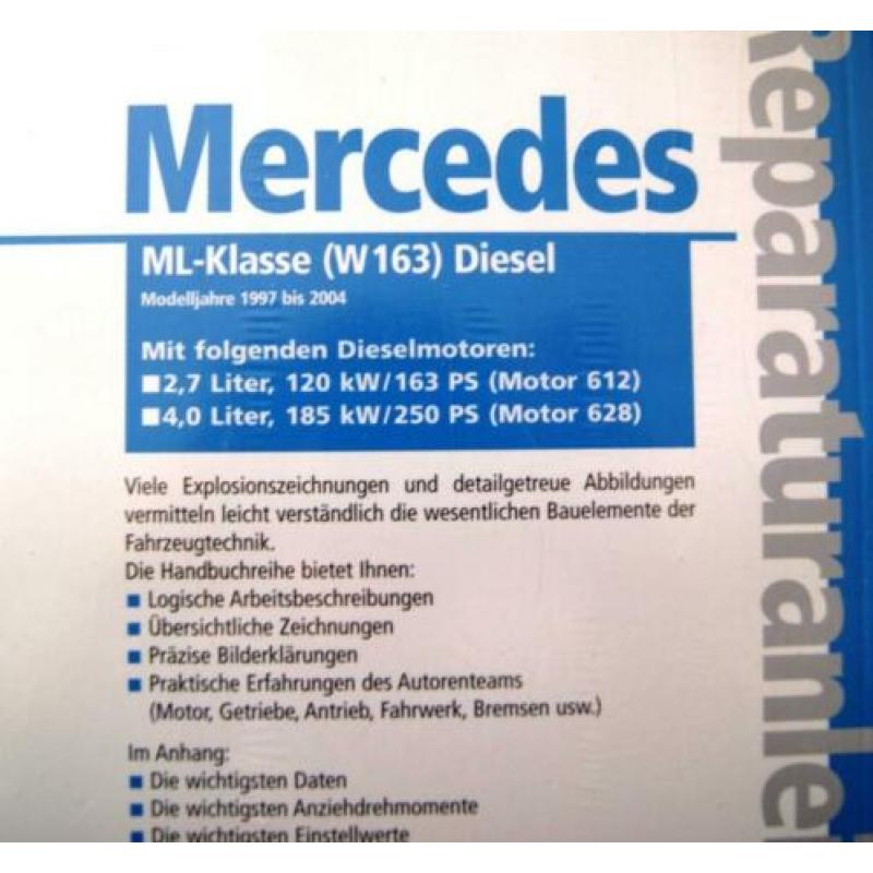Mercedes ML CDI W163 1997 - 2004 AANBIEDING + GRATIS VERZ.