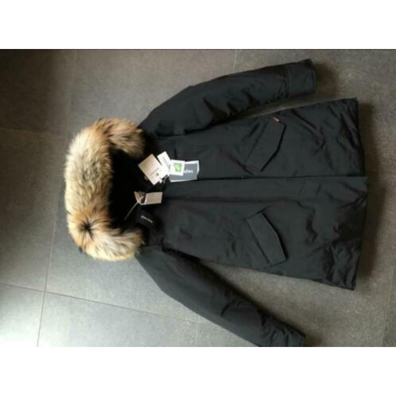 MOET WEG! Woolrich arctic parka luxury 38 40 M zwart