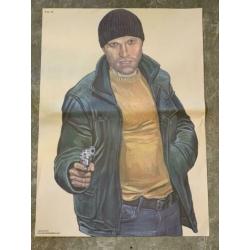 Amerikaanse schietposters, law enforcement, origineel