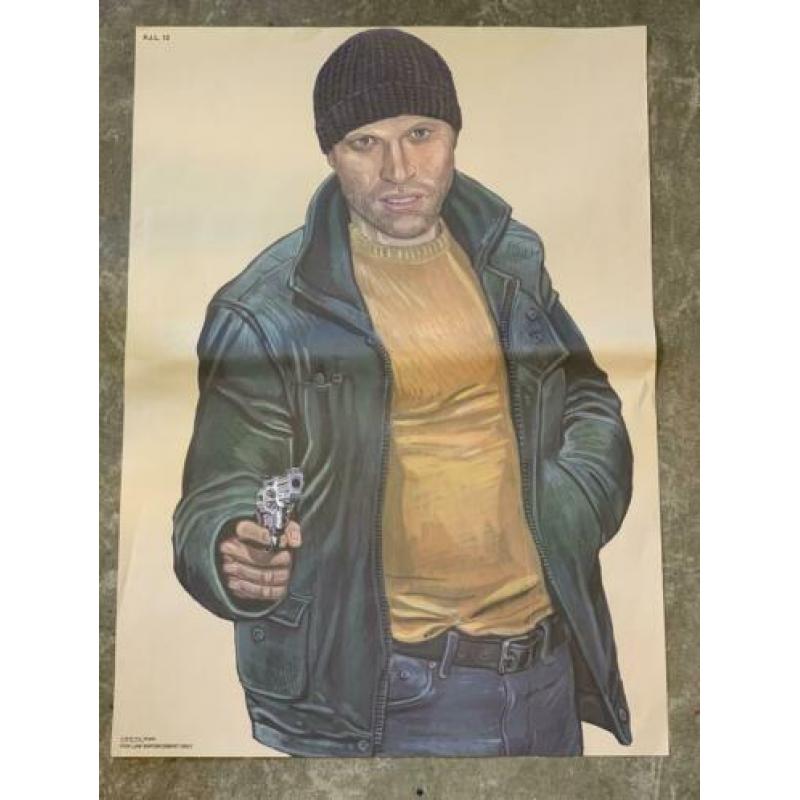 Amerikaanse schietposters, law enforcement, origineel
