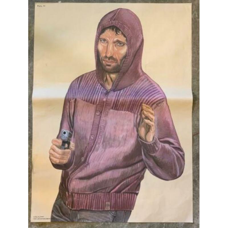 Amerikaanse schietposters, law enforcement, origineel