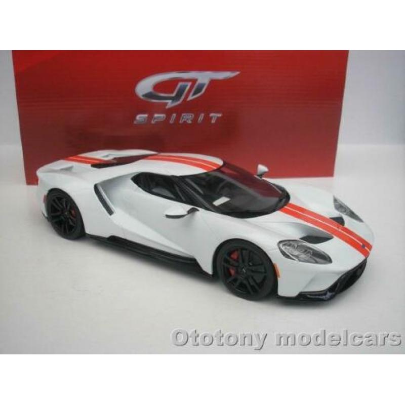 Ford GT 2017 Wit 1/18 GT Spirit
