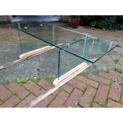 Glazen salontafel