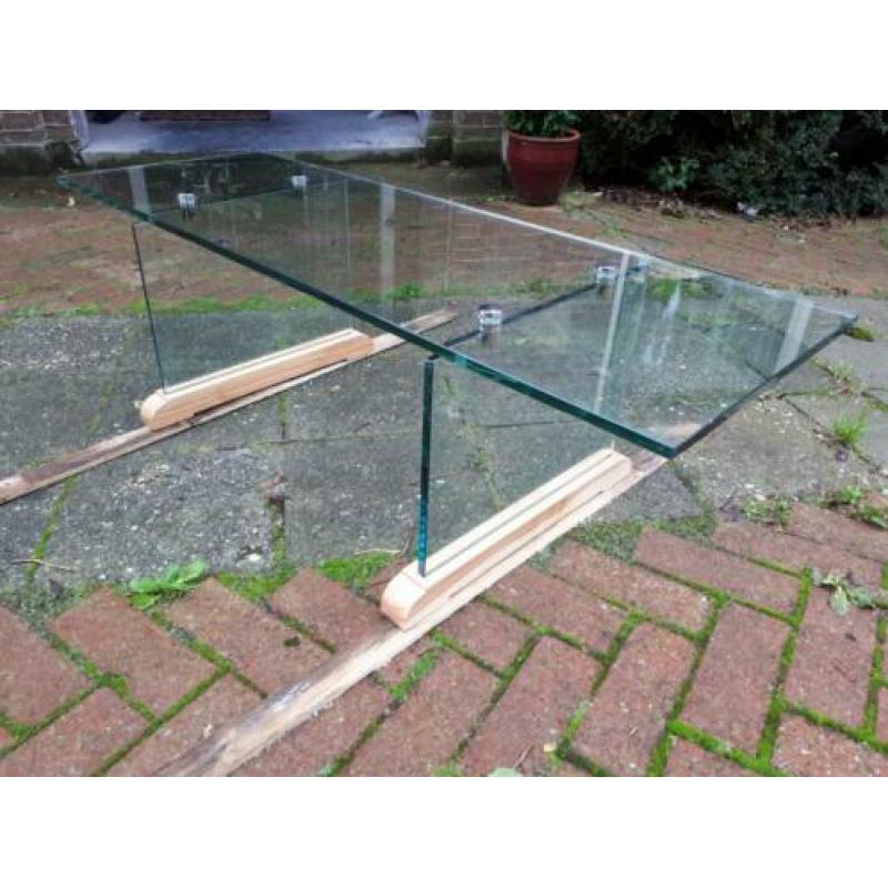 Glazen salontafel