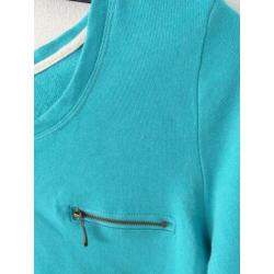 Leuke t'shirt mintgroen mt lange mouwen mt 36/38