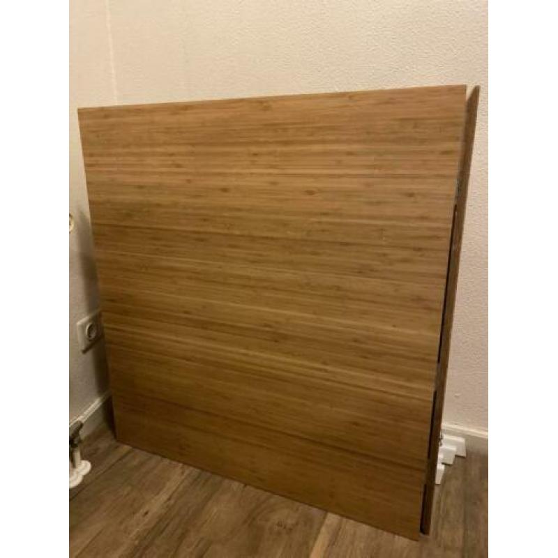 Drop-leaf bamboo table, IKEA PS 2012