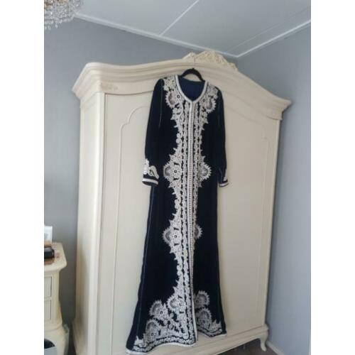 Prachtige Kaftan van Mobra/Velours stof