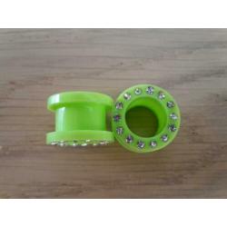 Nieuwe tunnels. Acryl. Steentjes. 3, 4, 5, 6, 8, 10, 12 Mm.