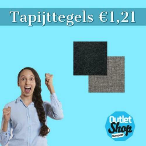 Tapijttegels NU voor €1,21 (DE GOEDKOOPSTE VAN NL) #971
