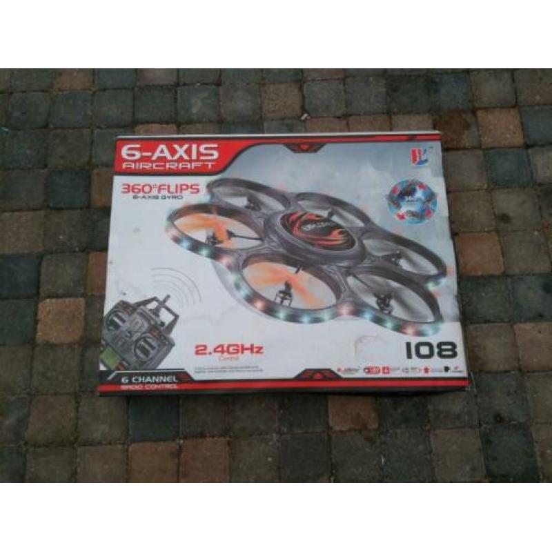 Explorer 6-axis drone met leds